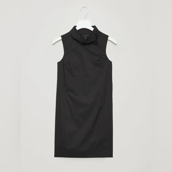 COS Black Sheath Halter Mini Dress - Picture 2 of 9
